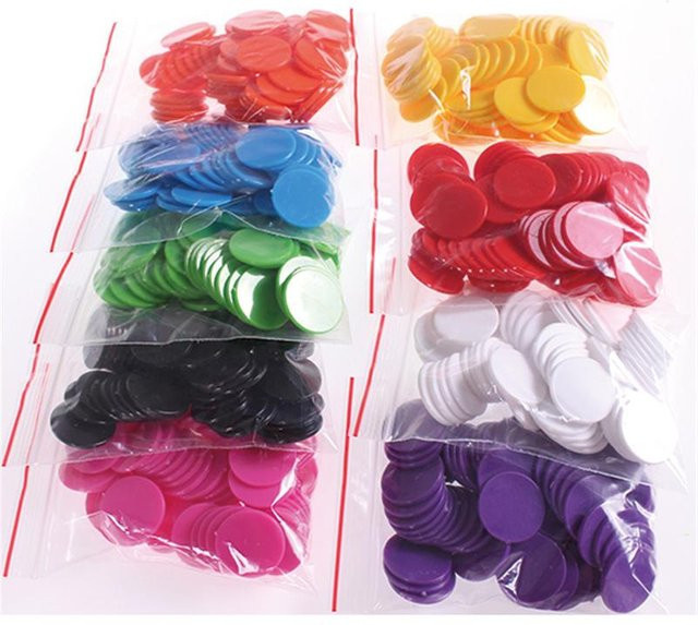 Binchi Pokerchips, 100-teiliges Set, Kunststoff, Bunt / Mehrfarbig, ab 14 Jahren - Bild 1