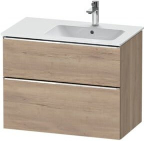 Duravit Waschtischunterschrank D-Neo in Eiche Marmor Braun, B/T/H: 81 x 46,2 x 62,5 cm - Bild 1