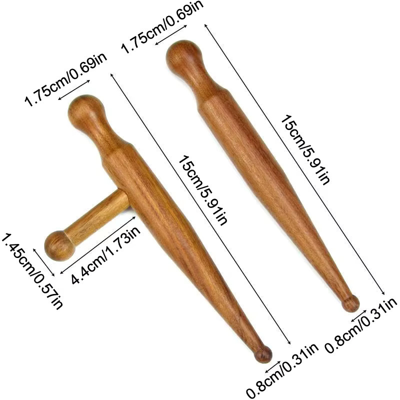 KuZHEN Massagegerät aus Sandelholz, Ganzkörper Massage-Tool - Bild 4