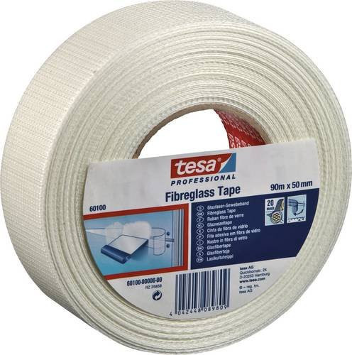tesa Professional Gewebeklebeband Weiß B: 50 mm, L: 45 m - Bild 1