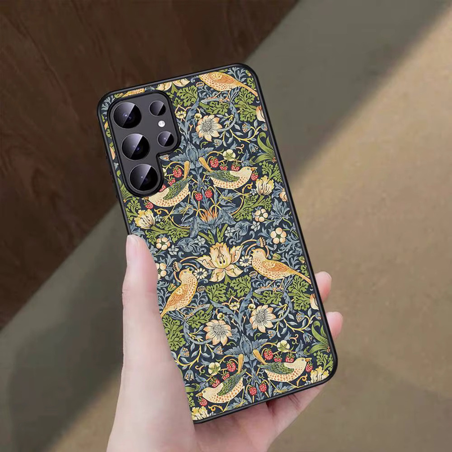Handyhülle im William Morris Thief Design für Samsung Galaxy S24 FE S25 Ultra S22 S23 S24 5G Multicolor - Bild 2
