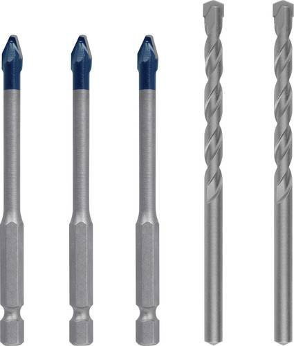 Bosch EXPERT HEX-9 HardCeramic Fliesenbohrer-Set mit Carbide-Spitze, 5-teilig, Farbe: Silber, Durchmesser: 6 mm - Bild 2