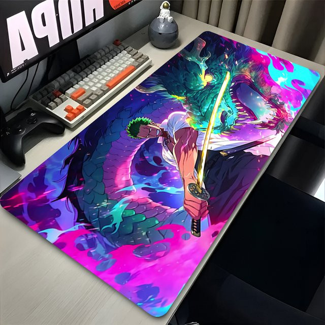Bandai One Piece Zoro Mauspad Multicolor Schreibtischunterlage für PC-Gamer - Bild 1