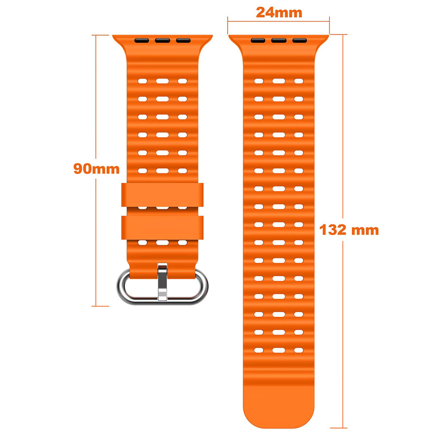 CAOWTAN Uhrenarmband Silikon, Weiß, Unisex - Bild 6