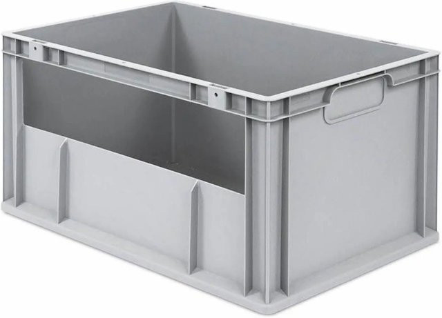 PROREGAL Eurobox NextGen Insight Eurobehälter Transportbox Grau H x B x T: 32 x 40 x 60 cm - Bild 1