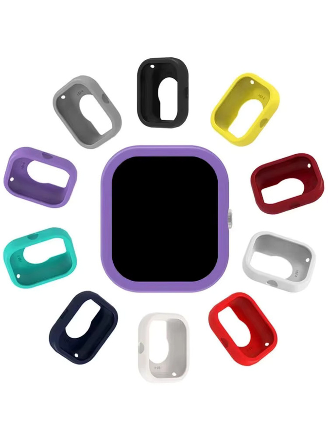 Xiaomi Uhrengehäuse Silikon, violett, Redmi Watch 4 - Bild 4