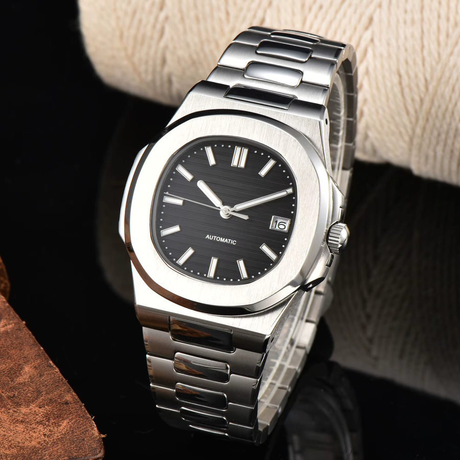 Dwayne Campbell Armbanduhr, Automatik, Edelstahl, Weiß, Herren, 43 mm - Bild 2