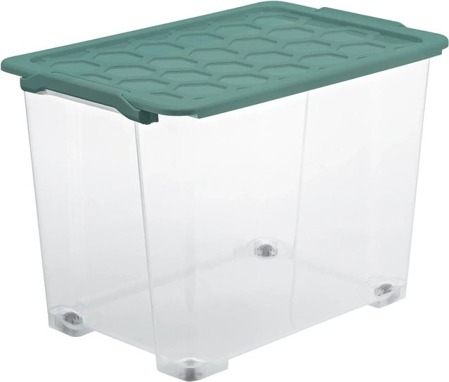 Rotho Box Evo Safe mit Rädern 65 in Mistletoe Green - Bild 1