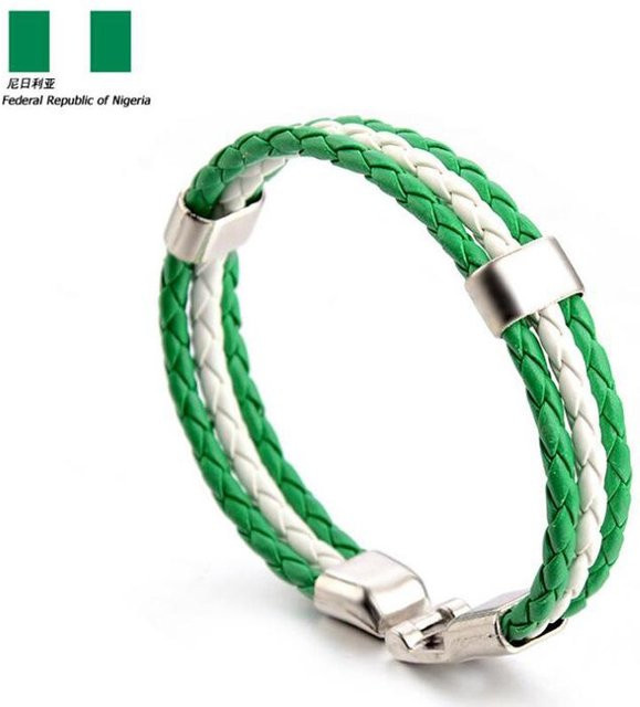 KTJ Lederarmband, geflochten, bunt, Damen - Bild 1