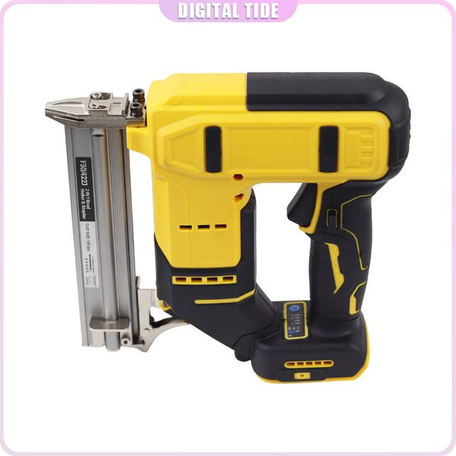DeWalt 2-in-1 Akku-Nagelpistole für 20 V und 18 V Batterien, elektrischer Nagler für Gerade- und N-Form, Gelb - Bild 1