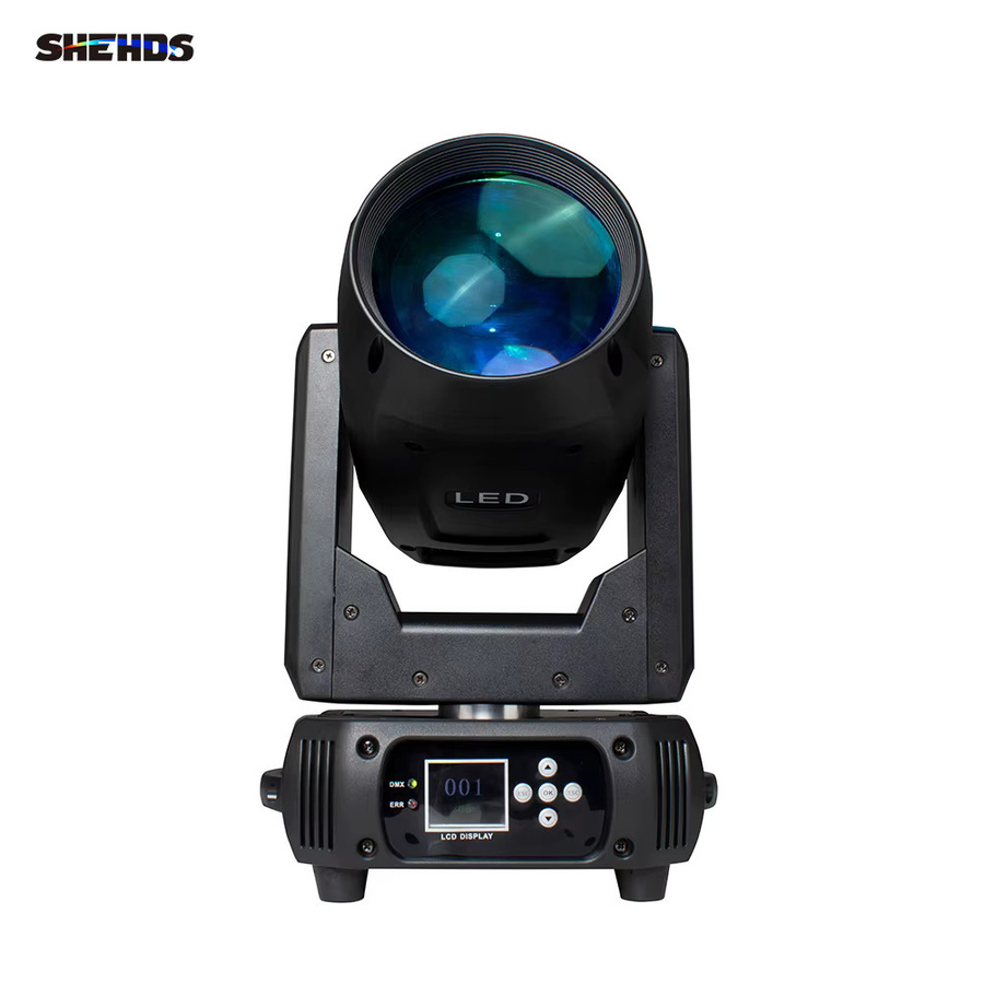 SHEHDS LED Moving Head 150 W RGB Strahler mit 8/18 Prisma für DJ, Bühne, Disco und professionelle Shows in Schwarz - Bild 2