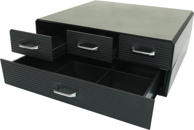 MCW Schubladenbox für Kaffeekapseln und Teebeutel, Schwarz, B/T/H: 13 x 34 x 31 cm - Bild 1