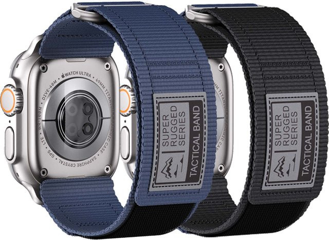 NUOTUO Uhrenarmband Nylon, Schwarz, Unisex - Bild 1