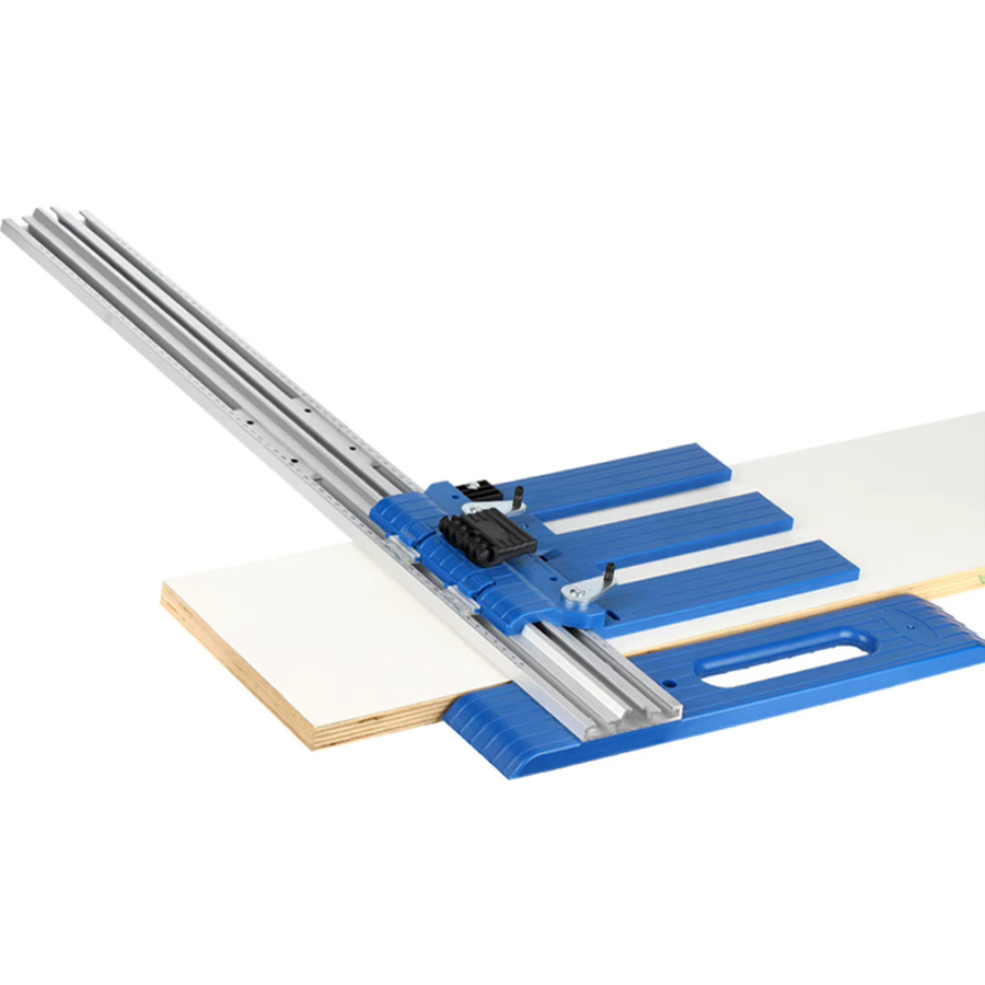 KKMOON Multifunktionale Kreissäge Zaunführung für die Holzbearbeitung in Blau aus Aluminiumlegierung und Kunststoff mit einer Führungslänge von 0-65 cm - Bild 5
