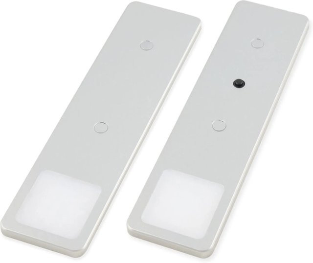 kalb LED Unterbauleuchten Solid2 Set, Silbergrau, 2er Set, 3W, Neutralweiß, mit mechanischem Schalter - Bild 1