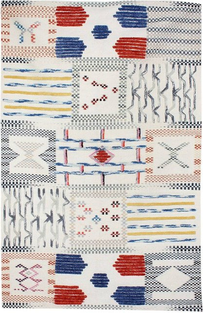 Kayoom Kurzflorteppich Empire 110 in Elfenbein mit Ethno-Musterung, B/L: 200 x 290 cm - Bild 1
