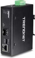 Trendnet TI-F11SFP Netzwerk-Medienkonverter Schwarz mit RJ-45 und SFP (mini-GBIC) für Ethernet/LAN - Bild 1