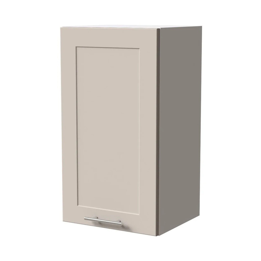 Feldmann-Wohnen Hängeschrank Oslo W2/40 Küchenschrank in Weiß und Kaschmir Matt mit Soft-Close-Türen, B/T/H: 40 x 32,5 x 72 cm - Bild 2