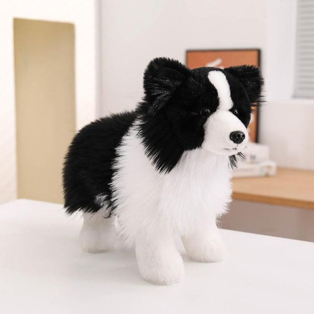 Border Collie Hund Plüschtier, Stofftier, 29cm, ab 14 Jahren - Bild 1
