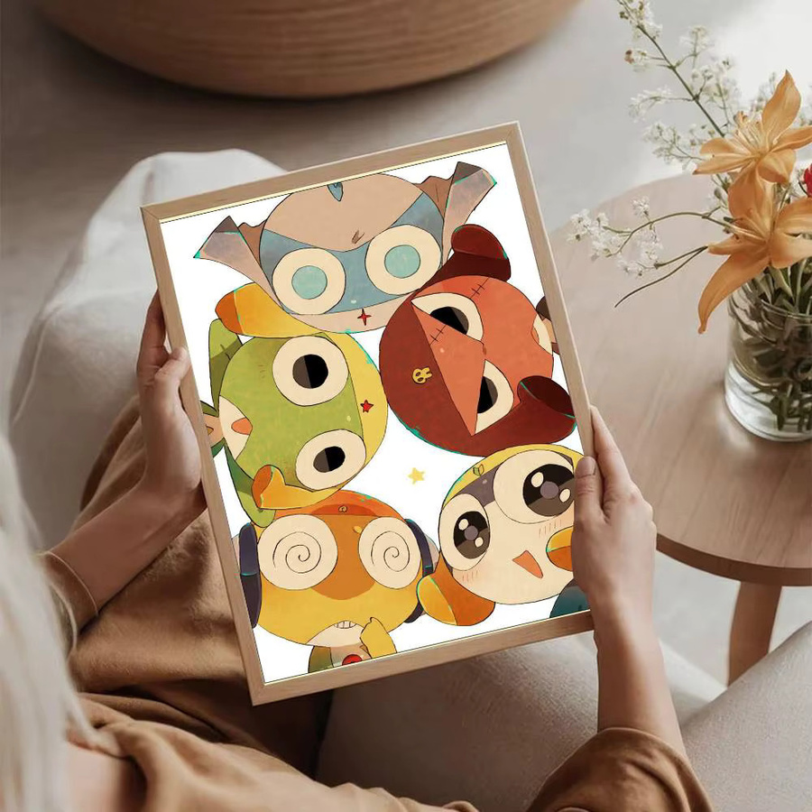 Kayou Keroro Gunsou Frosch Anime Aufkleber für DIY Raumdekoration in Multicolour - Bild 3