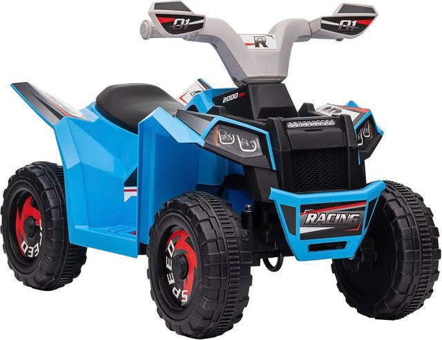 HOMCOM Elektroauto für Kinder, blau, ab 1,5 Jahre - Bild 1