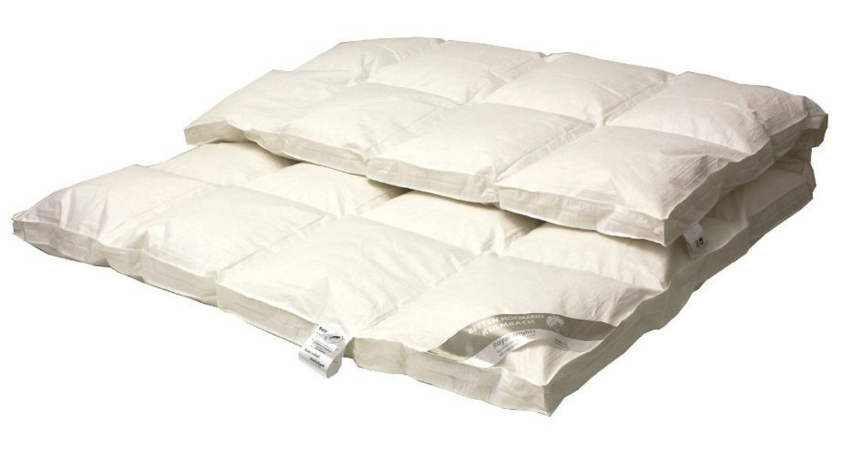 Betten Hofmann TRAUM Daunenbett mit Kassette aus 100% Daunen, Weiß, B: 240 cm, B: 220 cm - Bild 1