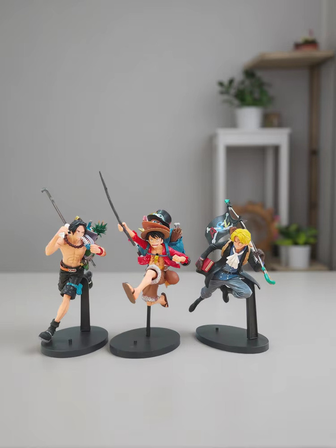 Bandai One Piece Luffy Sabo Ace Figur, 3-teiliges Set - Bild 3