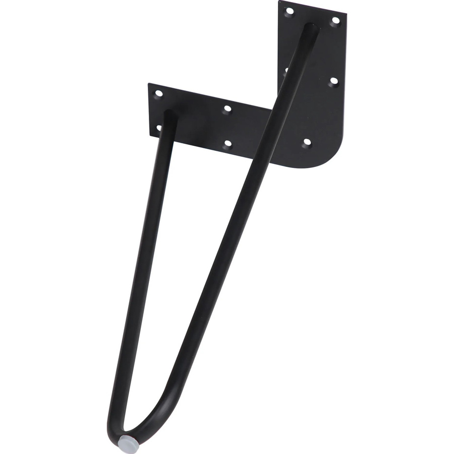 Bankgestell Hairpin von Dieda aus Stahl in Schwarz Matt - Bild 2