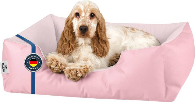 BedDog Hundebett ZARA Hundekissen als Hundesofa mit waschbarem Bezug in Pink - Bild 1