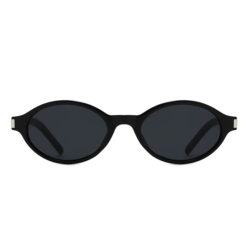 Sumory Sonnenbrille Oval, Vollrand, Kunststoff, Schwarz, Damen - Bild 5
