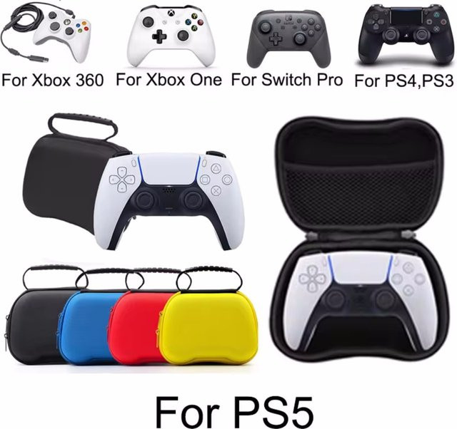 Universelle Controller-Schutzhülle aus EVA Hard Shell für Xbox und PS5 in Grau - Bild 1