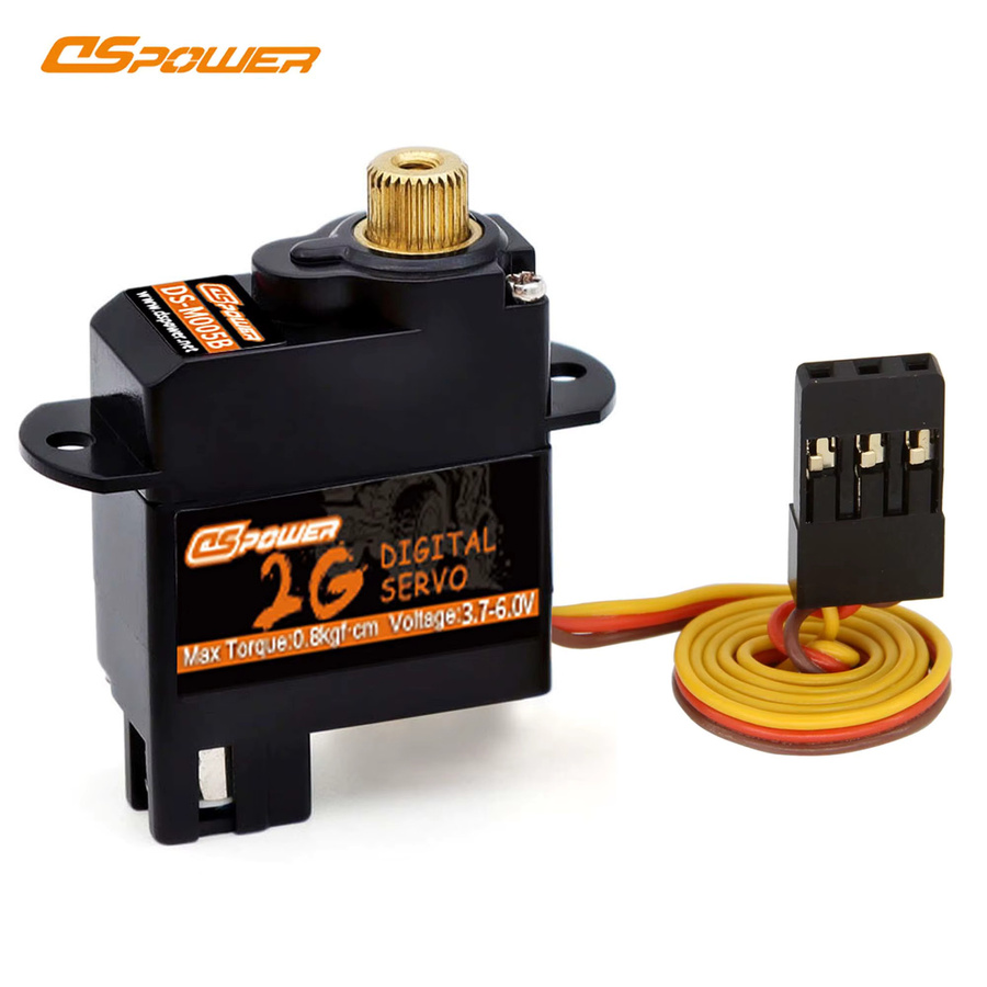 DSpower 2g Metal Gear Coreless Motor Micro Digital Servo, JR/JST1.0/JST1.25 Stecker - Bild 2