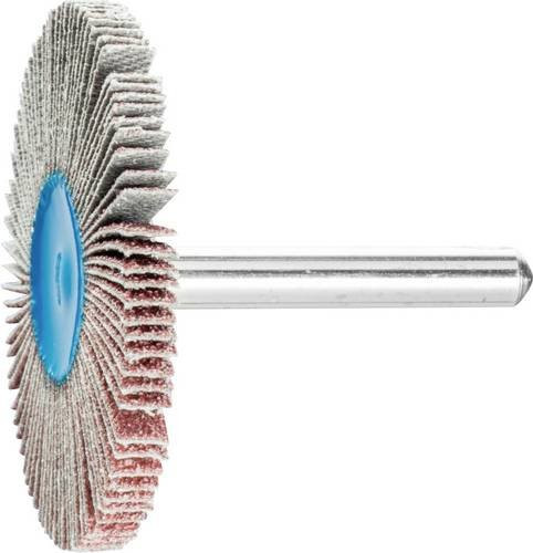 PFERD Korund Fächerschleifer A60 Durchmesser 50 mm, Breite: 5 mm, Schaft-Ø: 6 mm, 10 Stück, Multicolor - Bild 1