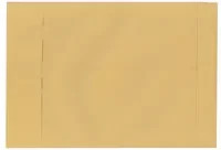 Selbstklebende Faltentasche DIN E4 aus Kraftpapier ohne Fenster in Beige und Braun - Bild 1