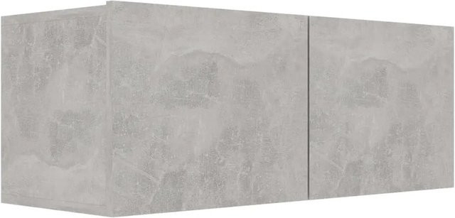vidaXL TV-Schrank aus Holzwerkstoff in Betongrau, B/T/H: 80 x 30 x 30 cm - Bild 1