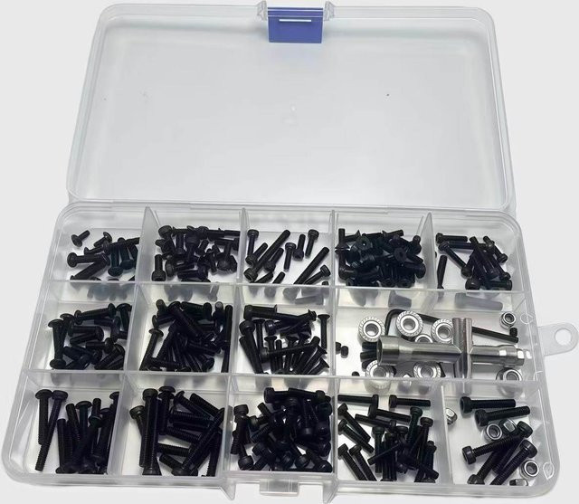 E-Star Hub Hyper GO MJX 10303 10304 Metallschrauben Befestigungssatz, Ersatzteile, Metall, Schwarz - Bild 1