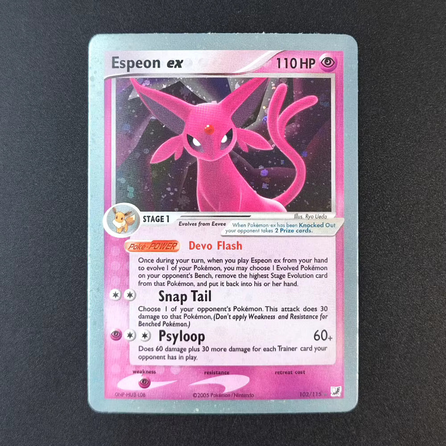 FUNISM Pokémon Sammelkartenspiel, DIY TCG-Karte EX Ruby & Sapphire Unseen Forces - Bild 2