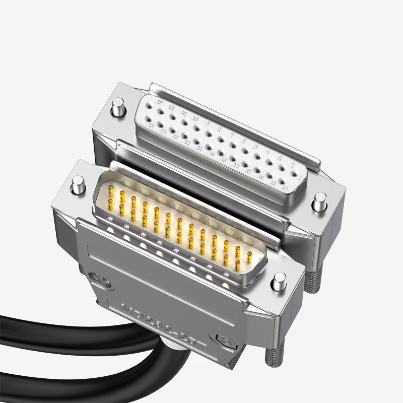DIVEDEER DB25 Verlängerungskabel 25-Pin Parallel-Druckerkabel Stecker auf Buchse aus reinem Kupfer - Bild 4
