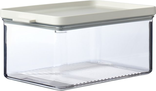 OMNIA Kühlschrankdose aus Kunststoff, weiß und transparent, luftdicht und auslaufsicher, 0,32 l - Bild 1