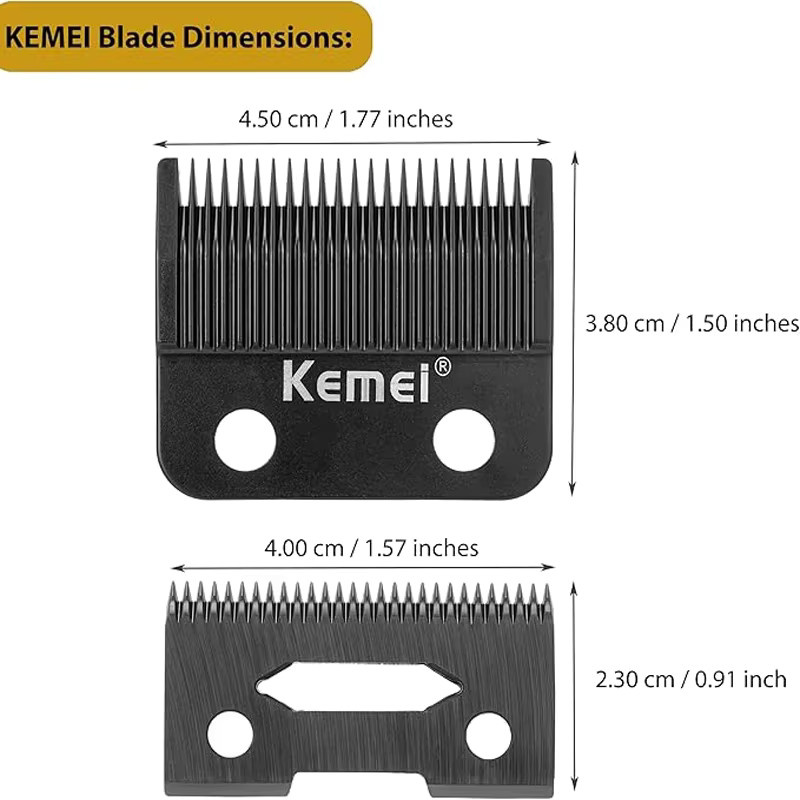 Kemei Ersatzklinge für Haarschneidemaschine KM-2296 - Bild 4