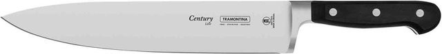 Tramontina Century Kochmesser aus Edelstahl in Silber und Schwarz, Klingenlänge: 25 cm, Gesamtlänge: 38,8 cm - Bild 1