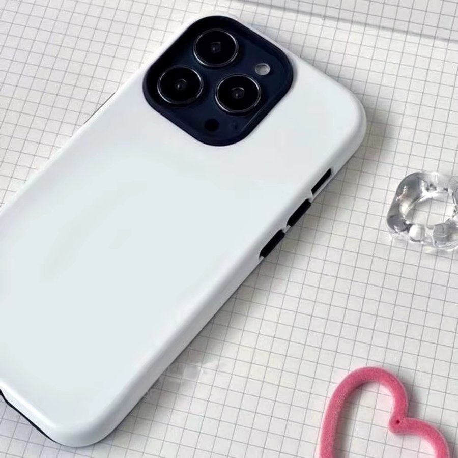 Potdemiel Seagull Seaside Handyhülle für iPhone 11 bis iPhone 17 Pro Max Plus, luxuriöse doppellagige Rückseite, Weiß - Bild 3