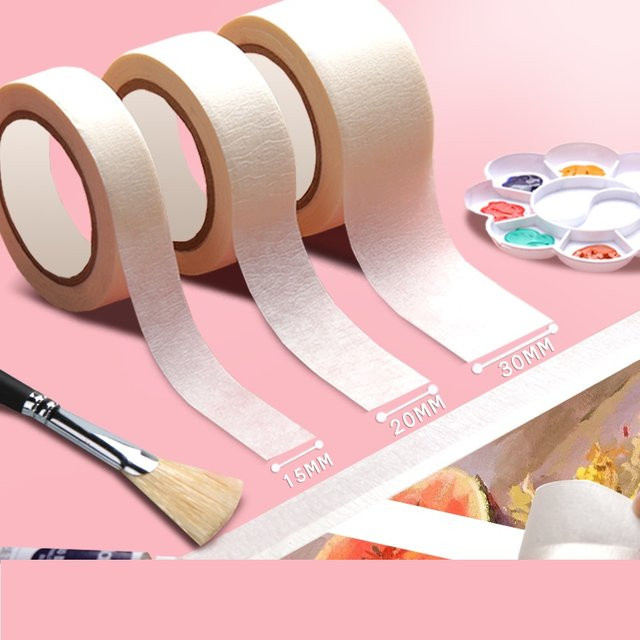 YX Masking Tape aus Papier in Weiß, 20 m Länge - Bild 1