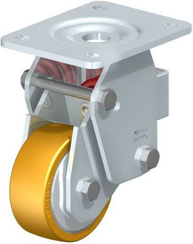 Blickle BHF-ALTH 101K-3-FA Bockrolle gefedert mit 100 mm Rad-Durchmesser und 350 kg Tragfähigkeit - Bild 1