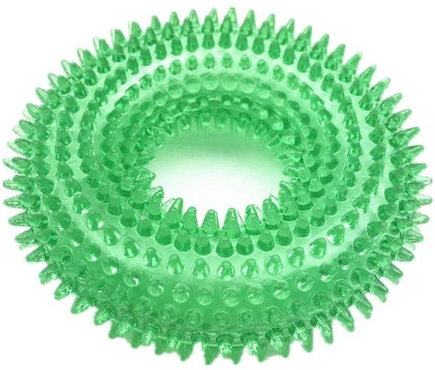 NATAWA Kauspielzeug für Hunde, quietschend, interaktiv, TPR, Zahnreinigungsspielzeug - Bild 1