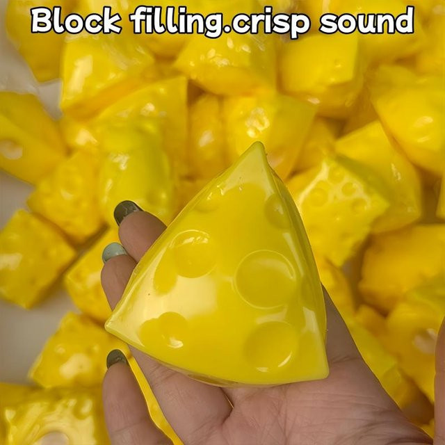 Mini Käsewürfel Squishy Fidget Spielzeug, Knetspielzeug - Bild 1