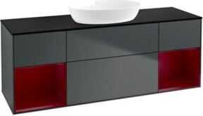 V&B Waschtischunterschrank Finion in Platinbraun, Breite: 160 cm, Tiefe: 50,1 cm, Höhe: 50,1 cm - Bild 1
