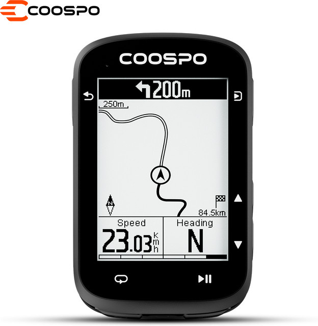 COOSPO CS500 GPS Fahrradcomputer mit Bluetooth und ANT+ in Schwarz - Bild 1