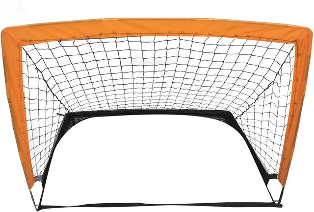 aimo Fußballtor, 2-teiliges Set, faltbar, orange - Bild 1