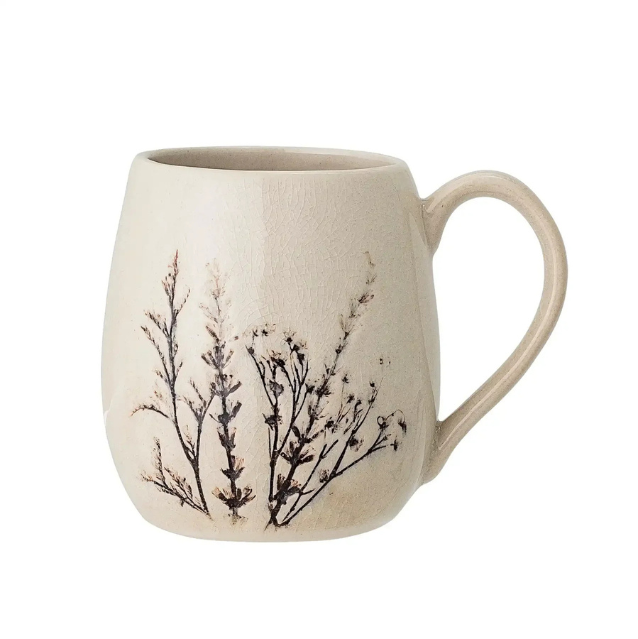 Bloomingville Becher aus Steingut Bea naturfarben 400ml - Bild 1